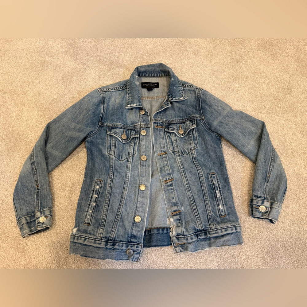 Lucky Brand Light Blue Denim Jacket
